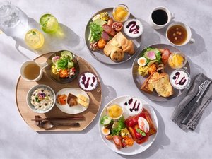 朝食は和・洋のメインを全4種類から選べます。 ※25年10月以降