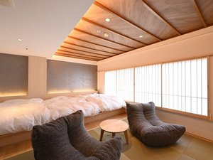 本館 和洋室・和室6畳+ベッド【禁煙】