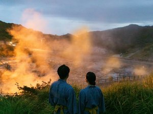 雲仙地獄のすぐ隣。湯けむりに包まれた温泉旅館。