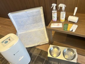 客室用ペットアメニティ(各お部屋にご用意しています)