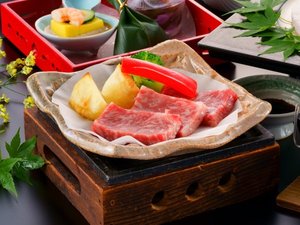 国産牛の陶板焼き(過去一例)