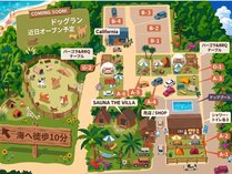 Dog pool village�x�ÊC�݂̊O�ώʐ^