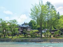 越後長野温泉 嵐渓荘の外観写真