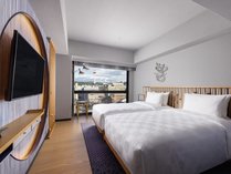 �����L���[�����s�X�e�[�V�����̎{�ݎʐ^1