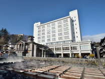 草津温泉　ホテル一井　湯畑の見える部屋がある宿の施設写真