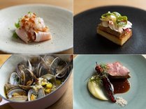 余市の四季を五感で感じるディナーコース