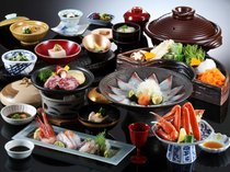 丹後冬の名物寒鰤と冬の王者かにを食す!「冬の味覚ぶりしゃぶ会席プラン」
