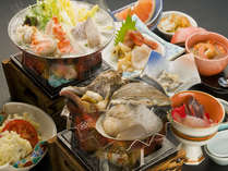 えりも産の真ツブ貝とホッキ貝を焼いてお召し上がりください。