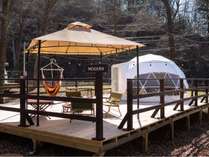 GLAMPINGBASE enCamp and CEh z܂̉Ƃ̊Oώʐ^