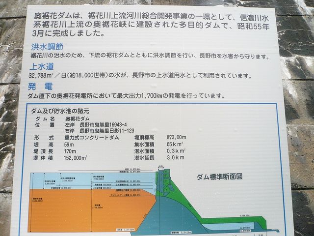 奥裾花ダム】アクセス・営業時間・料金情報 - じゃらんnet