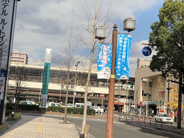 佐賀市内の風景画 佐賀市内の風景画 佐賀県 佐賀市の街並みの写真素材 [69464636] -