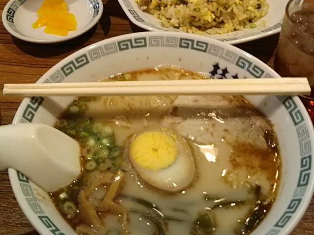 こってりしつつもしつこくない!汁まで完食!_熊本ラーメン桂花本店