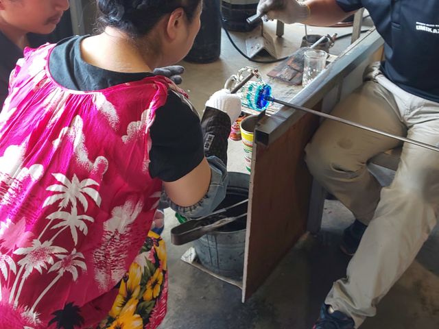 �̌����Ă��܂�_RYUKYU GLASS WORKS �C��