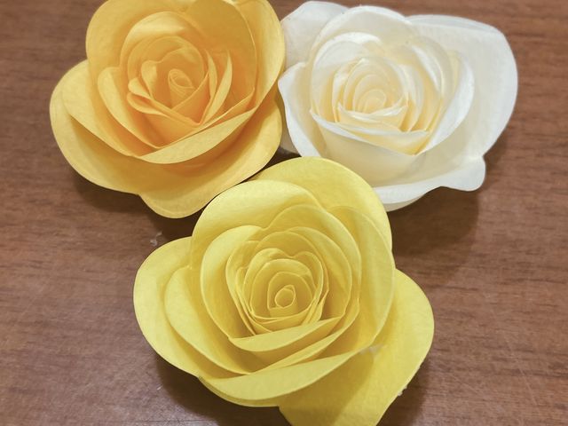 �o���̉Ԃ���邱�Ƃ��o���Ċ����������ł��B_�y�[�p�[�f�R���[�V���� �t�^�o