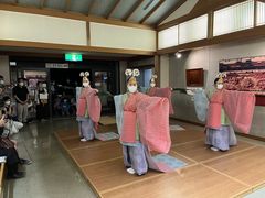 桜山八幡宮のオリジナルの舞を夜間特別開館でやっていました_高山祭屋台会館