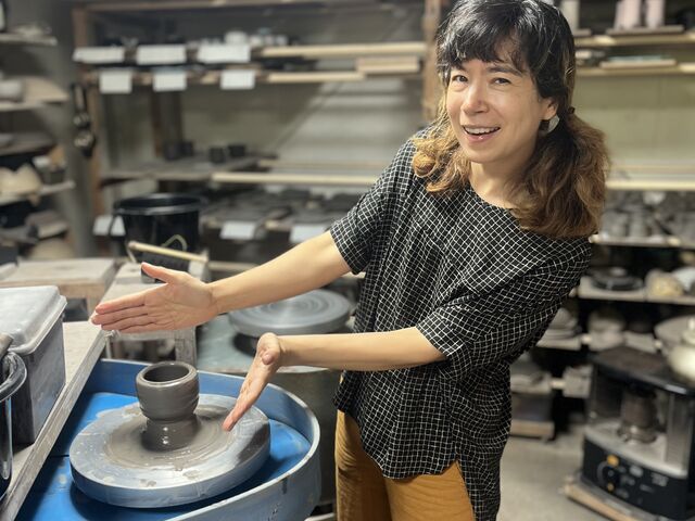 Here I am with a piece I created_���|�̌����M�������[�@Studio MUSICA