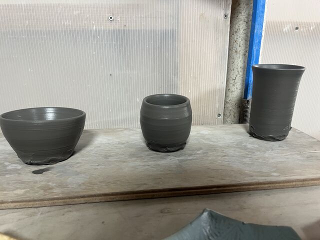 The two pieces are the ones we worked on together_���|�̌����M�������[�@Studio MUSICA