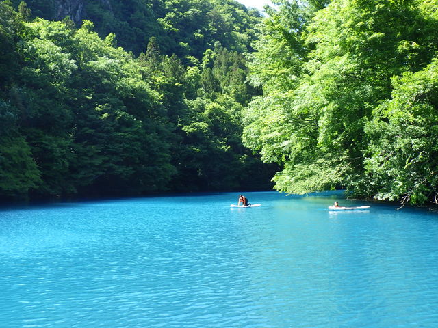 四万湖でのsupもグリーンディスカバリーのみ!!_グリーンディスカバリー 四万