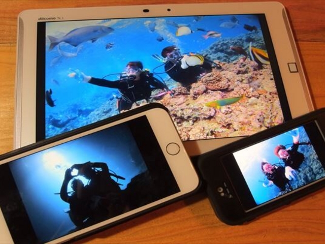 �y�P�[�^�C�֑��ۑ��z����������������������̏�ŃX�}�z�ւ��͂�!�����ɕۑ����ł���̂ŁA���F�B�ɂ������ł����Ⴄ!!_Diving�@Shop Lei�i�_�C�r���O�V���b�v���C�j