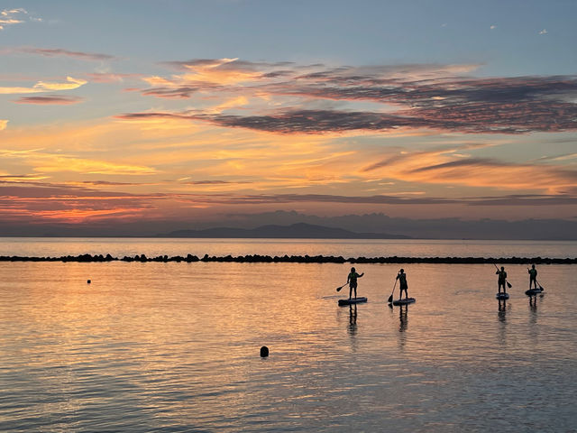 SUP�ߌ�R�[�X_Beach house popi