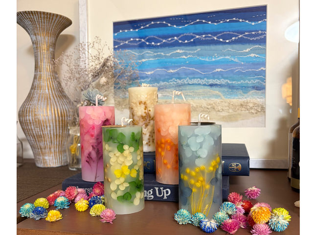 botanical candle MUSUBI