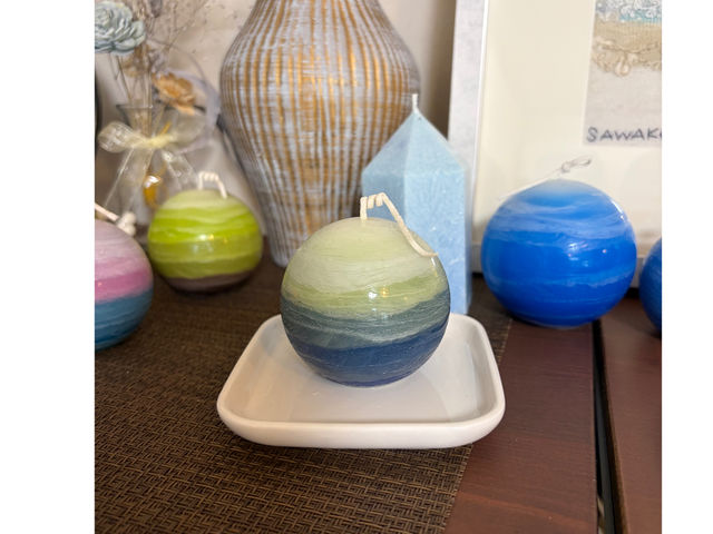 botanical candle MUSUBI