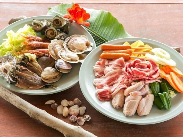 �n���H�ނ��܂߂�BBQ�H��_���l�t�����[�p�[�N