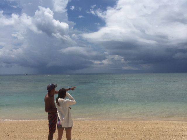 ���X�̖ڂ̑O�ɍL����r�[�`_B-nature