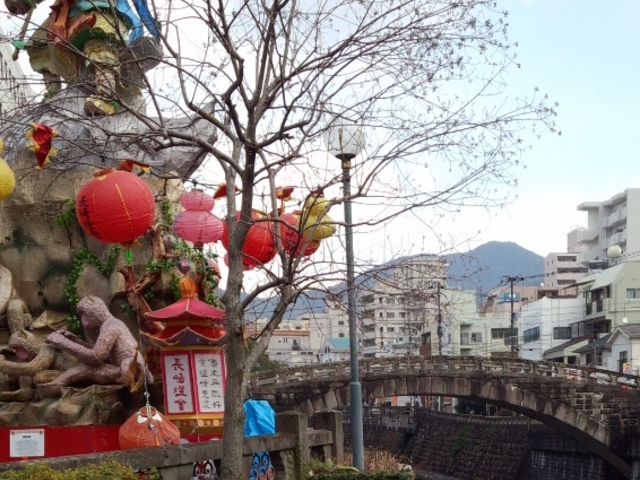 外観_中島川の石橋群