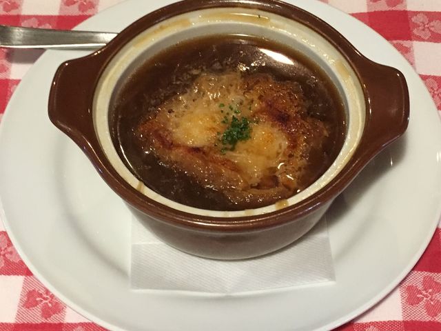 オニオングラタン・スープも、美味しかった！_ザ　カウボーイハウス