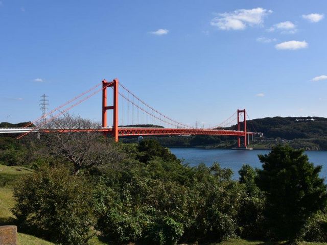 平戸公園からの平戸大橋_平戸大橋