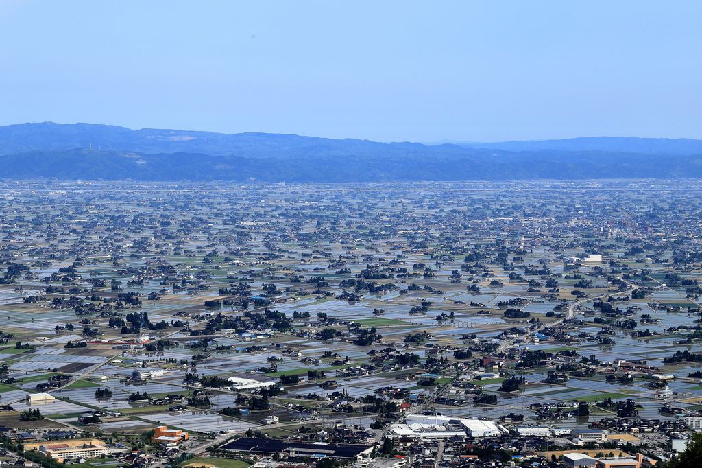 砺波平野の散居景観