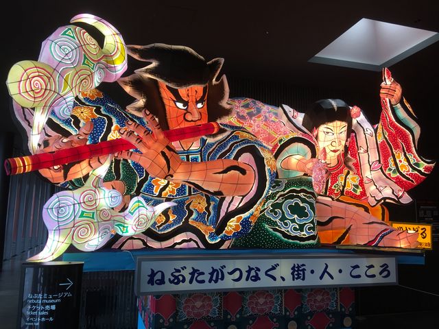 ねぶたの家 ワ・ラッセ2F。この先がミュージアムの入口で入場券売場があります。_ねぶたの家 ワ・ラッセ