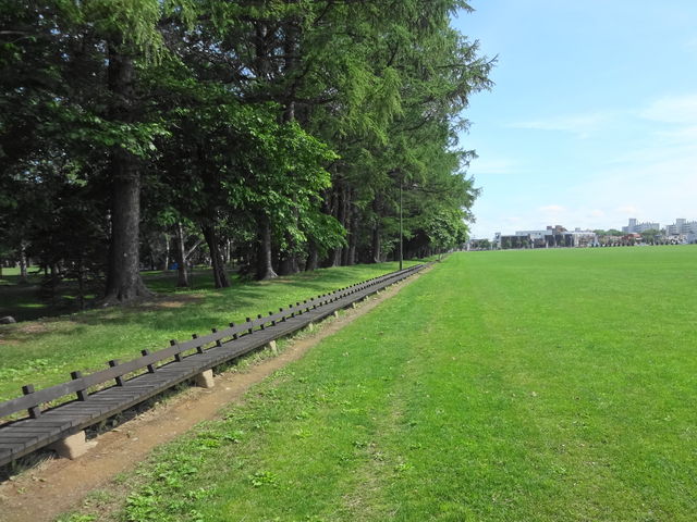 400M�̃x���`_�΃��u�����E�O���[���p�[�N�i400m�x���`�j