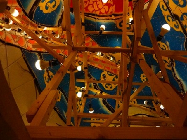 ねぶたの内部を見ることができるようになっていました_ねぶたの家 ワ・ラッセ