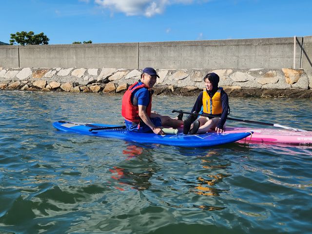 �������C�ʂŋx�e_�W�H��SUP���J���b�N�����ē���