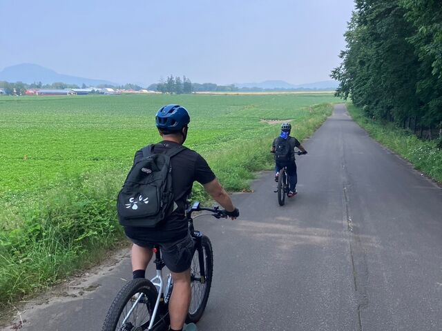 �d�����]�Ԃɏ��_�m�[���r���[ E-BIKE TOUR