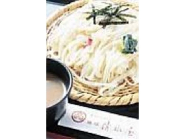 『手打ち饂飩ざる』は小、中、大盛の3種_手打ちうむどん始祖 清水屋
