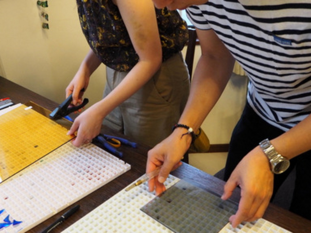 �E�F�f�B���O���[�N�V���b�v�̗l�q_Unit�K���X�H�[