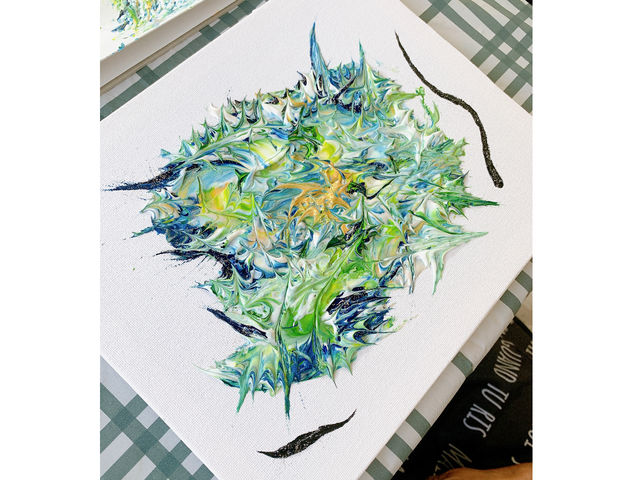 ���q�l��i
�e�N�X�`���[�A�[�g_Heaven�fs flow style_art