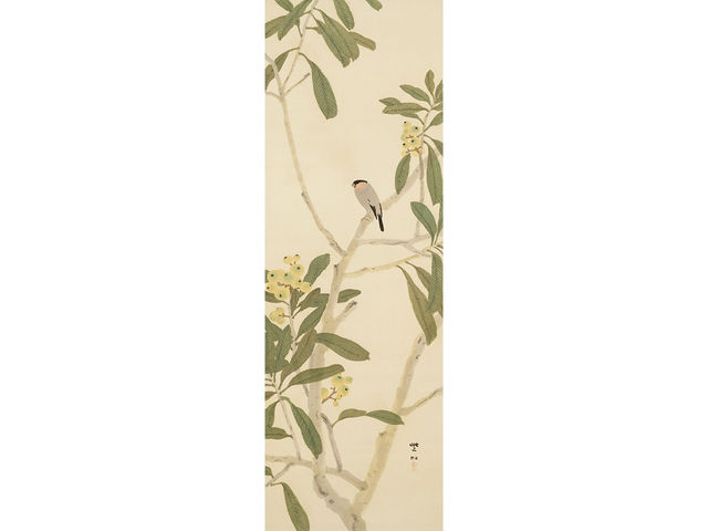 �s���f�j�^�t
���{���F�E�ꕝ�@�吳2�N�i1913�j�@121.2�~41.3cm
���l���p��_�v��110�N�@���{��̊v�����@�������g