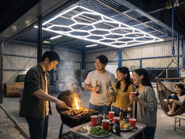 �Ö���COCONE "Garage&barn BBQ" �򕌉H���̎ʐ^1