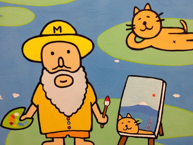 田辺誠一さんの作品。モネ展を記念して。_京都市美術館