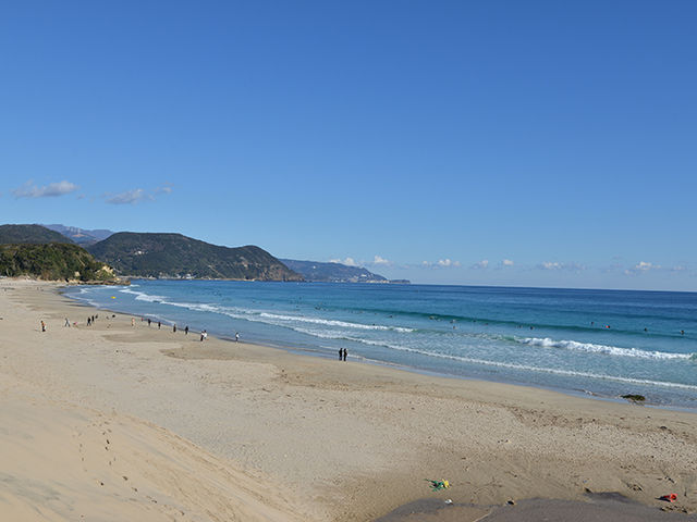 国内では沖縄のようなビーチかと思います。
_白浜海岸(千葉県南房総市)