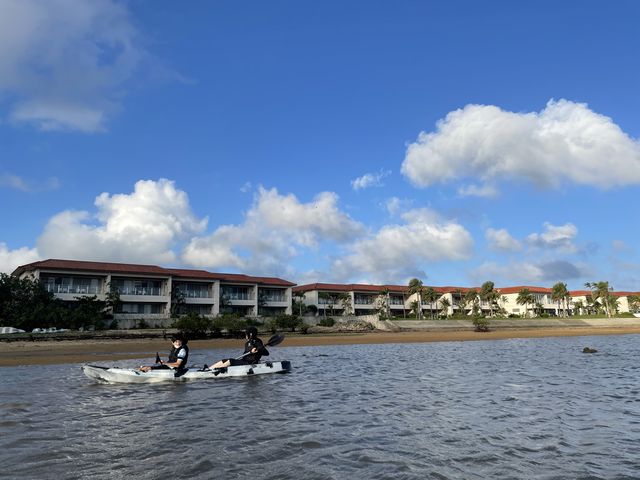 エントリーは綺麗なホテルのプライベートビーチ!_OHCUS石垣島