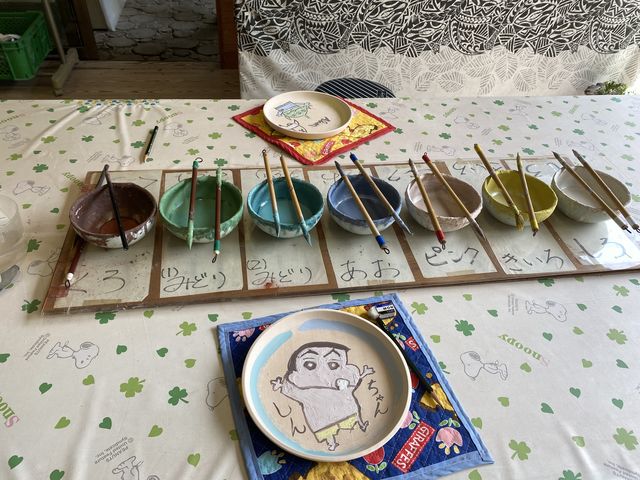 �������͉��M�Ə����S�����g���č쐬�B���̂��ƁA�F���g���ĊG�t����ƁB_�鋫�E�[�̗��k������