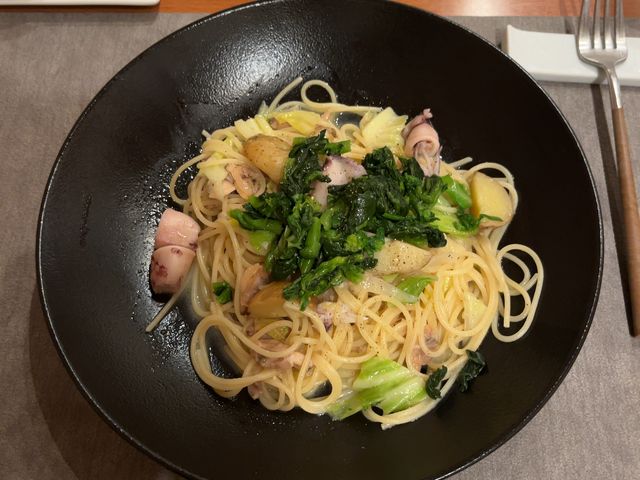 ��D���ȃA�T���̃p�X�^�ł���_�a�J���}REI�z�e��