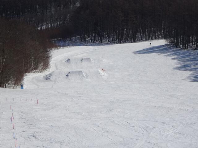 ������Ƃ����W�����v�䂪2�A�L��A�r�Ɏ��M�̂���X�m�{�[�_�[�́A�W�����v���]���Ă����B_���΃X�L�[��