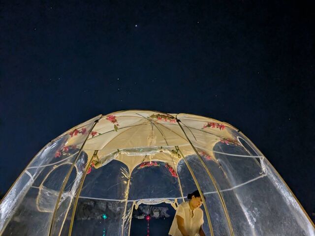 ���R���R�h�[���̒��Ŏ��R�̕��≹�������Ȃ���B_Open Air Massage