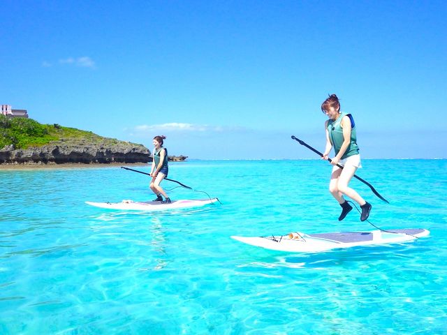 �{�[�h�̏�ŃW�����v�ɒ���I�I_SUP�E�N���A�J���b�N Nice Time Okinawa